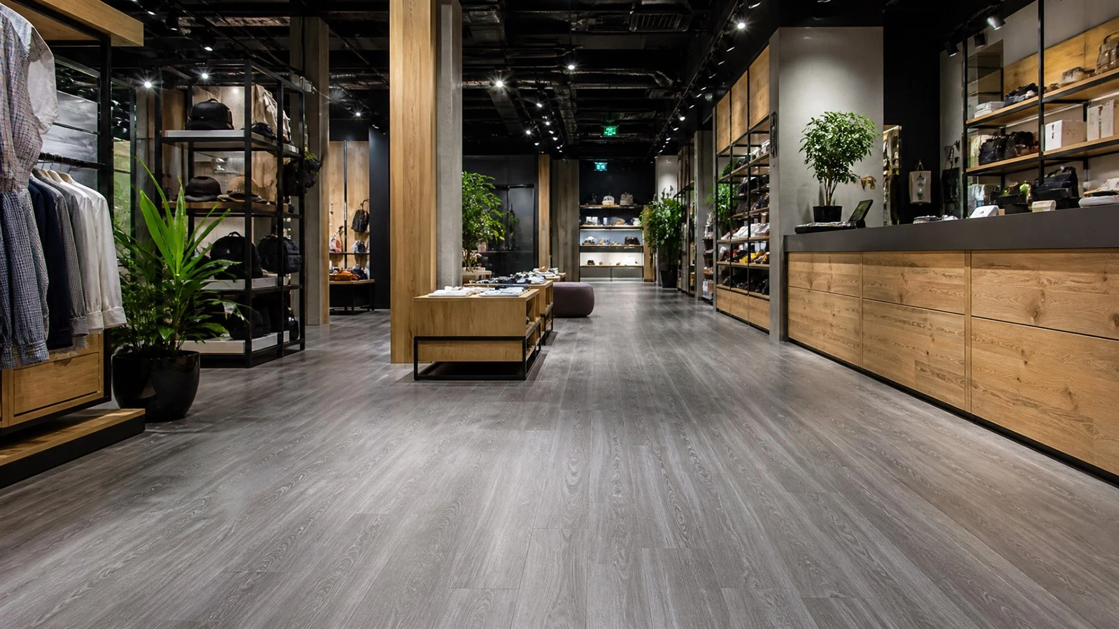 Commercial-Grade SPC Rigid Core Flooring Commercial-Grade SPC Rigid Core Flooring