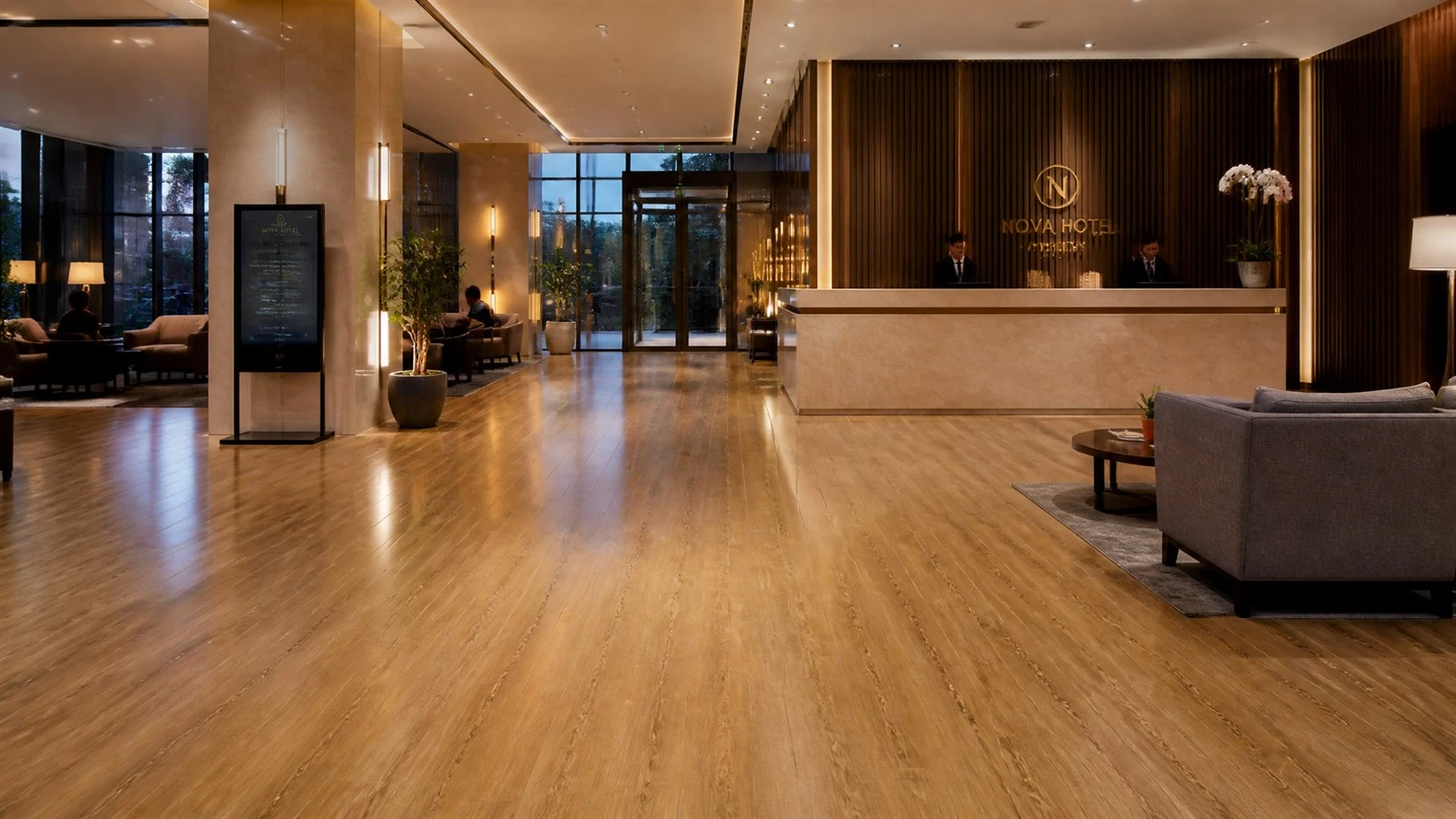 Commercial-Grade SPC Rigid Core Flooring Commercial-Grade SPC Rigid Core Flooring