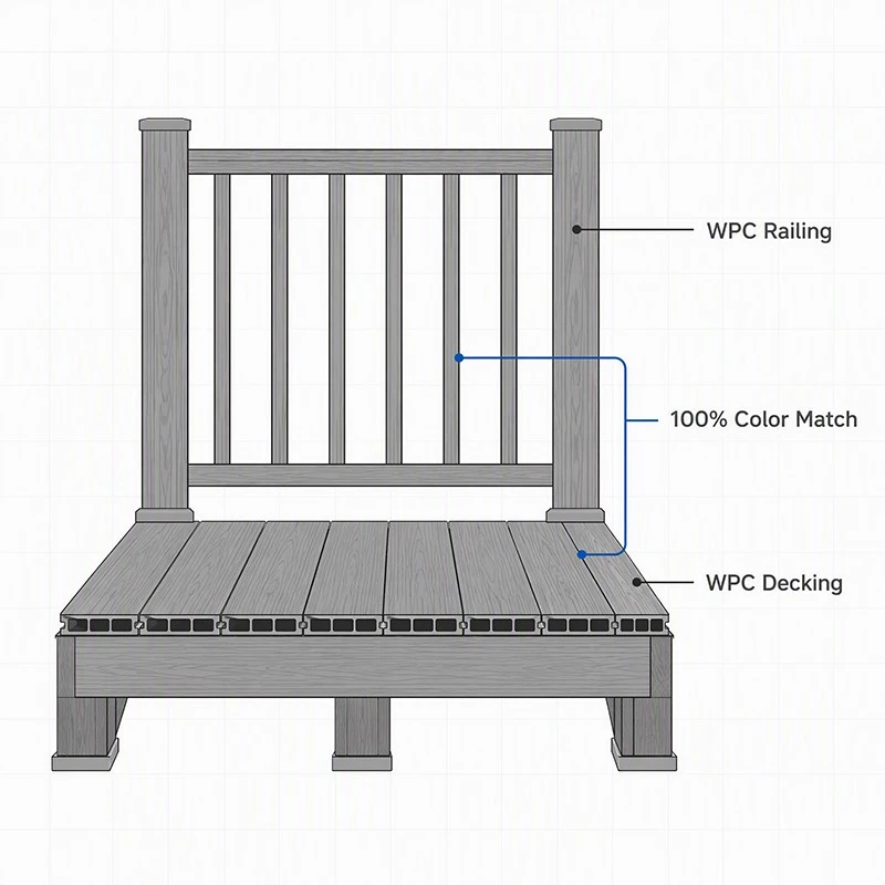WPC Deck Railing WPC Deck Railing